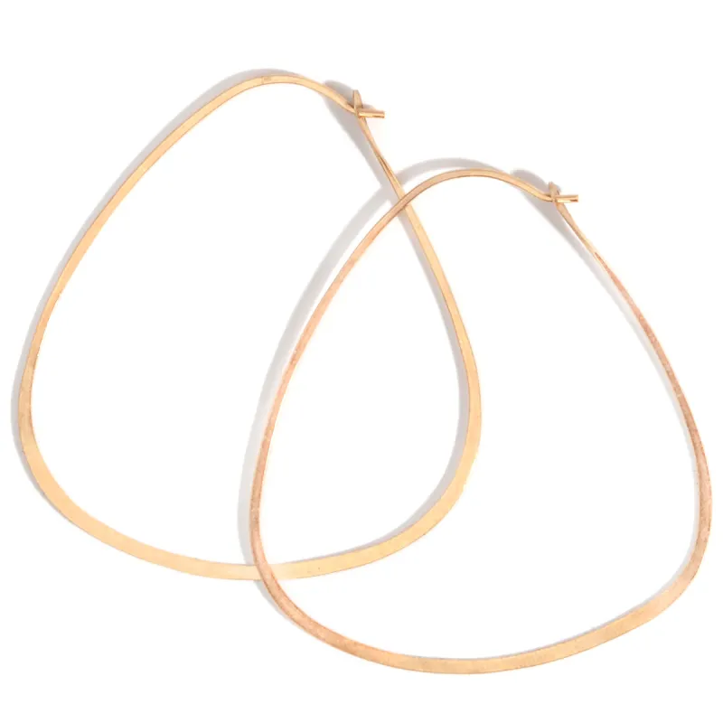 2.5 Inch Triangle Hoop Earrings sold by Melissa Joy Manning