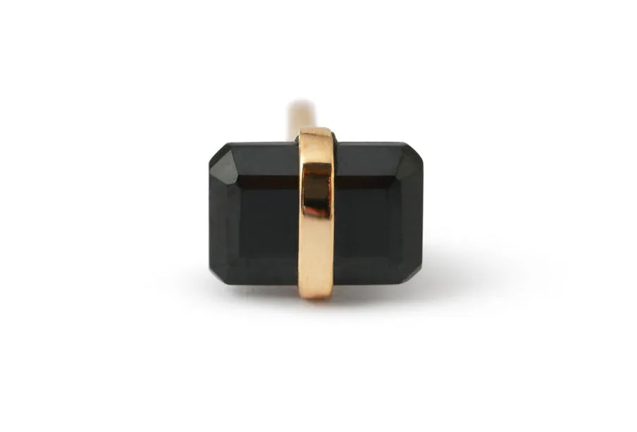 Bezel Wrapped Baguette Stud (half pair) sold by Melissa Joy Manning product image thumbnail 2