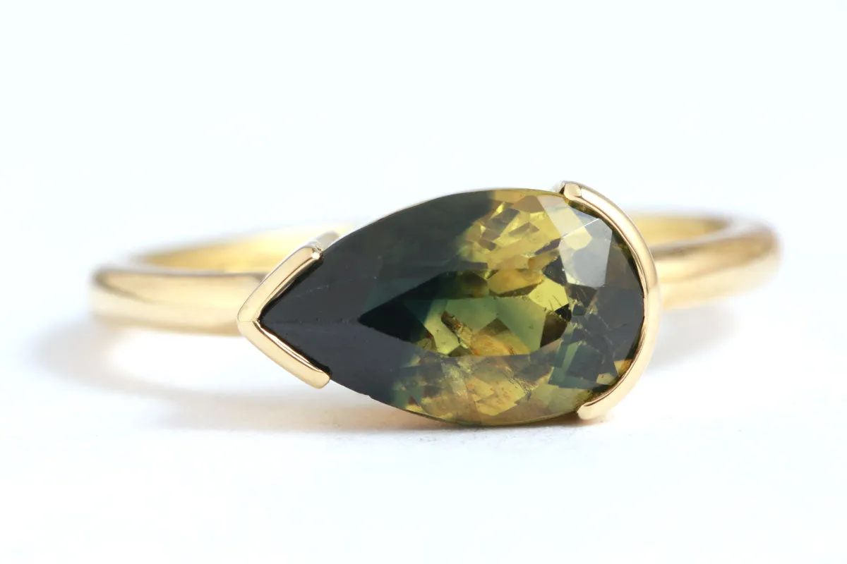 Australian Bicolor Sapphire Ring sold by Melissa Joy Manning