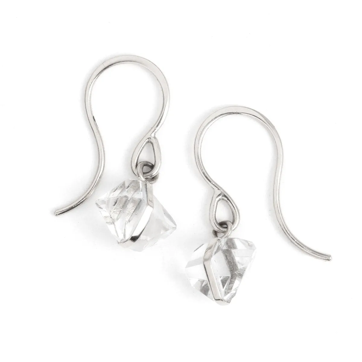 Bezel Wrap Herkimer Drop Earrings sold by Melissa Joy Manning product image thumbnail 2