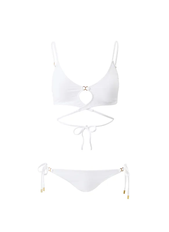 Faro White Bikini sold by Melissa Odabash