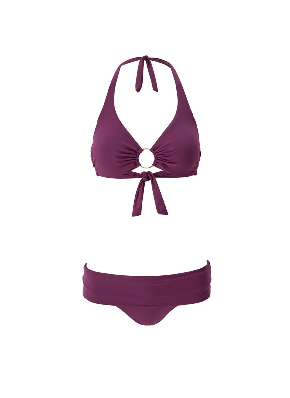 Brussels Bordeaux Bikini sold by Melissa Odabash