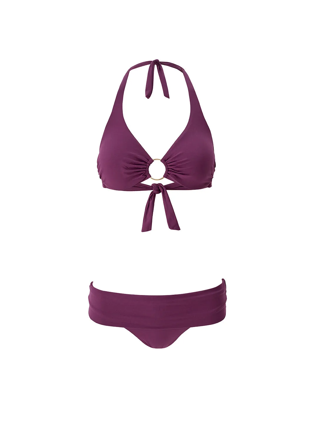 Brussels Bordeaux Bikini sold by Melissa Odabash