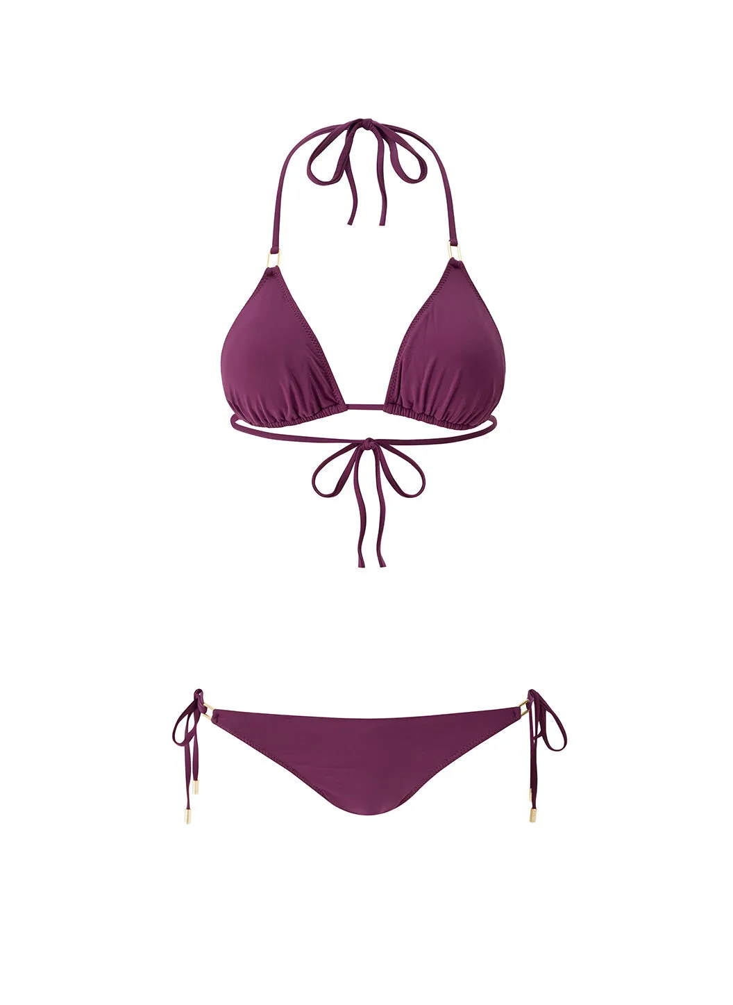 Cancun Bordeaux Bikini sold by Melissa Odabash