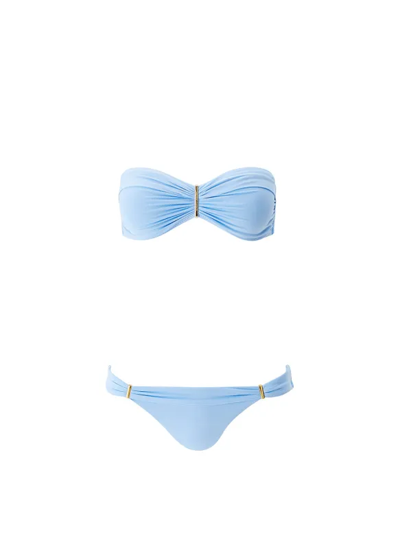 Positano Dusty Blue Bikini sold by Melissa Odabash
