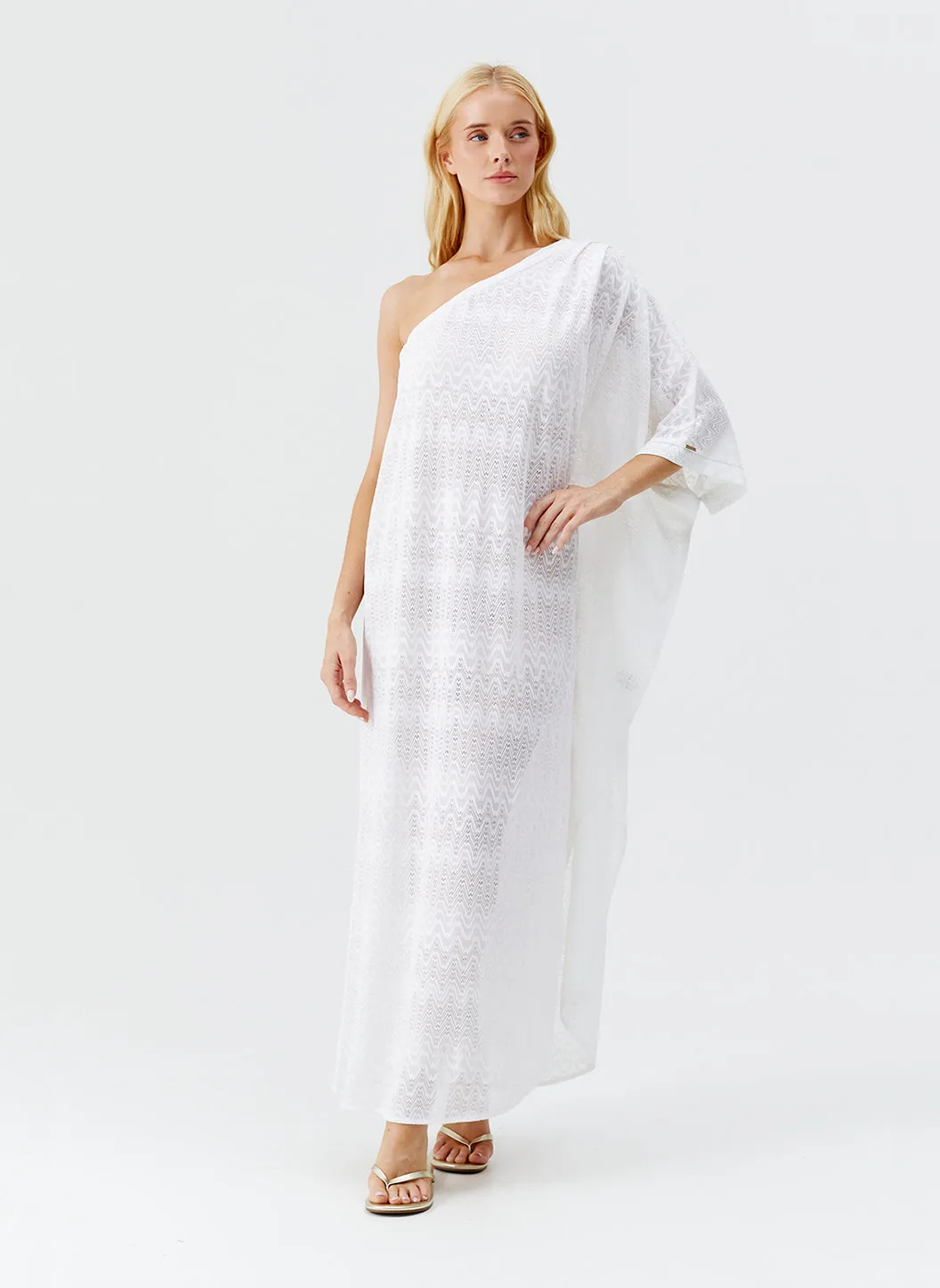 Savannah White Dress sold by Melissa Odabash product image thumbnail 5