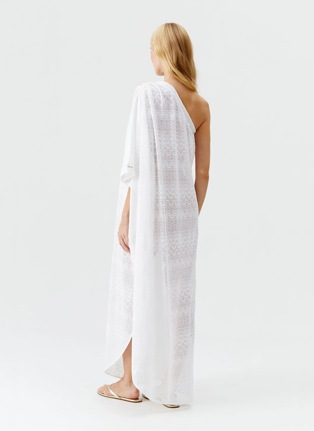 Savannah White Dress sold by Melissa Odabash product image thumbnail 4