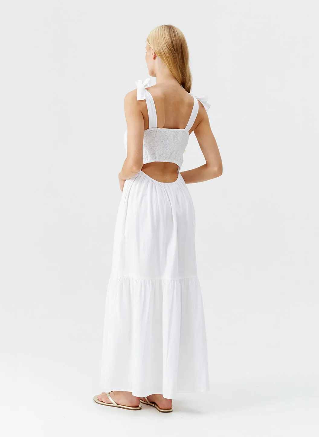 Posie White Dress sold by Melissa Odabash product image thumbnail 4