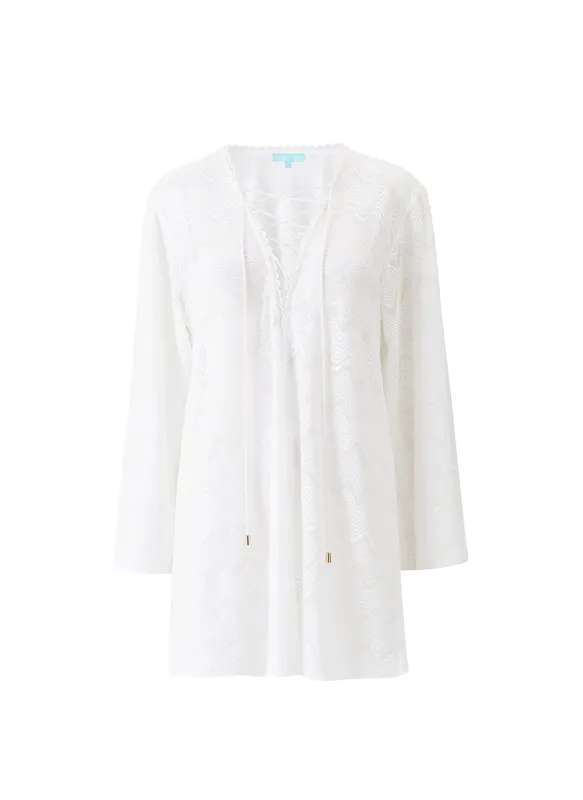 Keira White Kaftan sold by Melissa Odabash