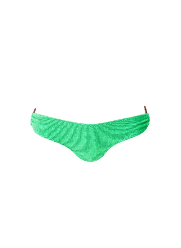 Belgium Green Ridges Bikini Bottom sold by Melissa Odabash