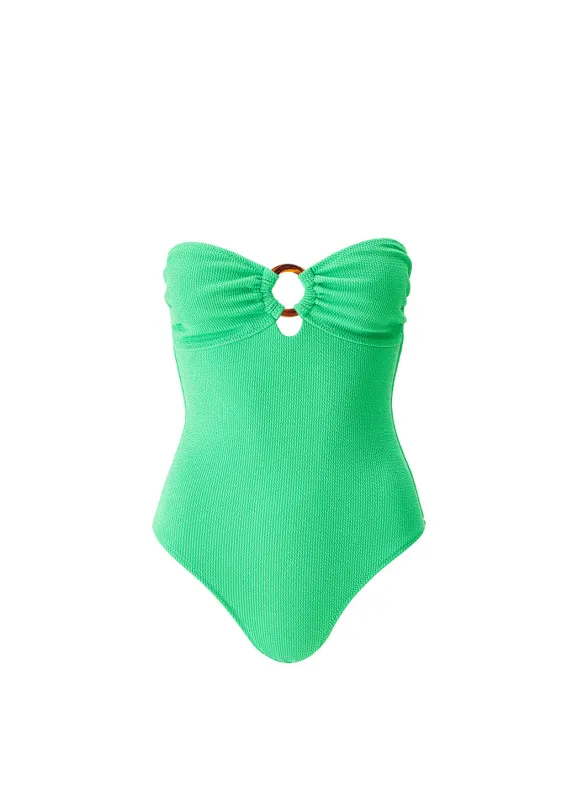 Barbuda Green Ridges Swimsuit sold by Melissa Odabash