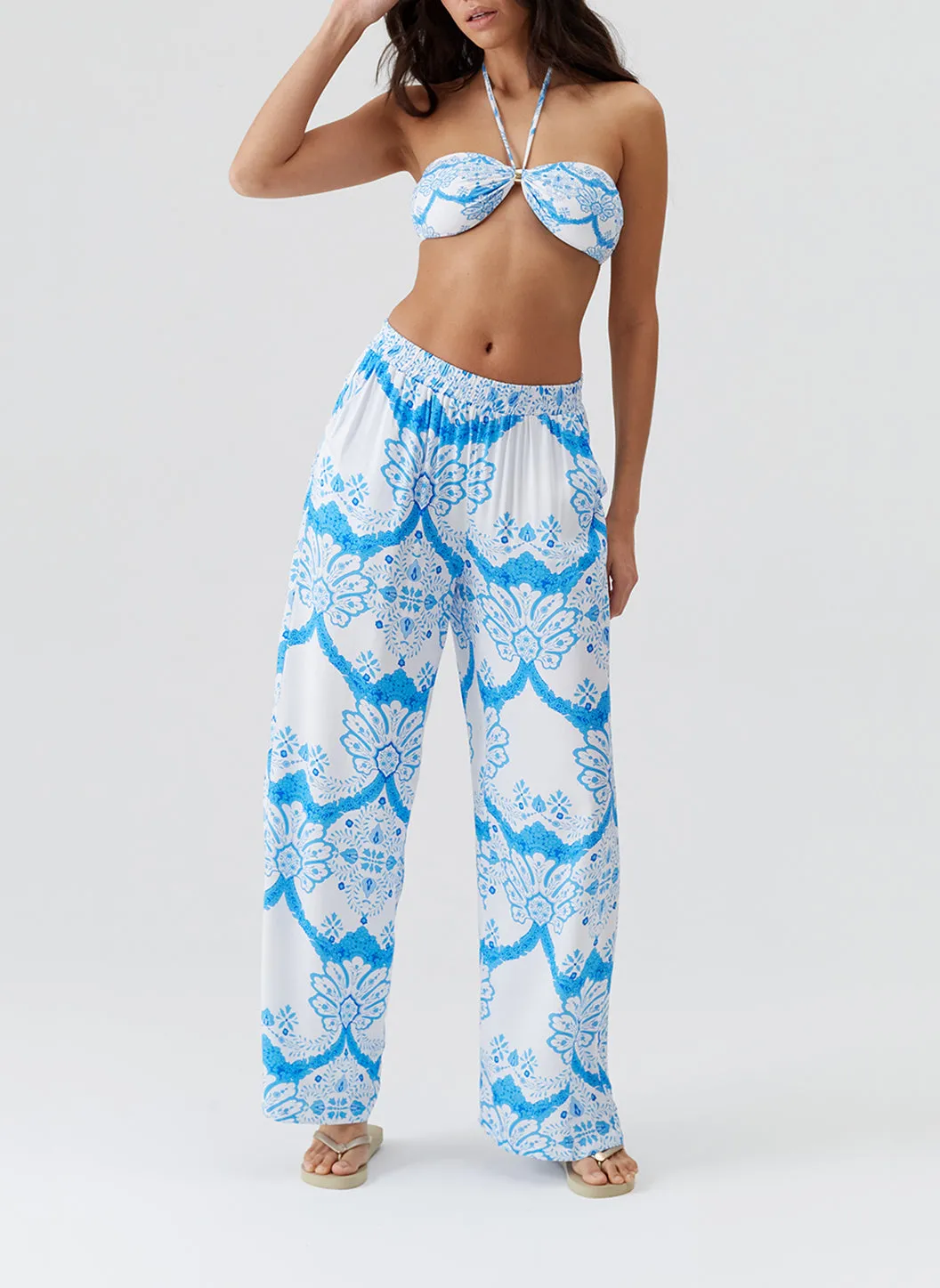 Exclusive Olivia Florian Trousers sold by Melissa Odabash product image thumbnail 2
