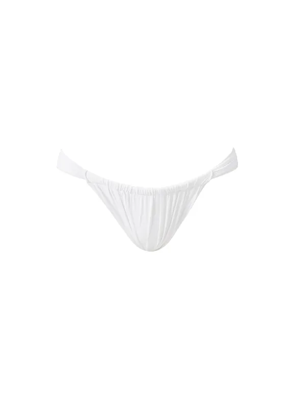Exclusive Corvo White Bikini Bottom sold by Melissa Odabash