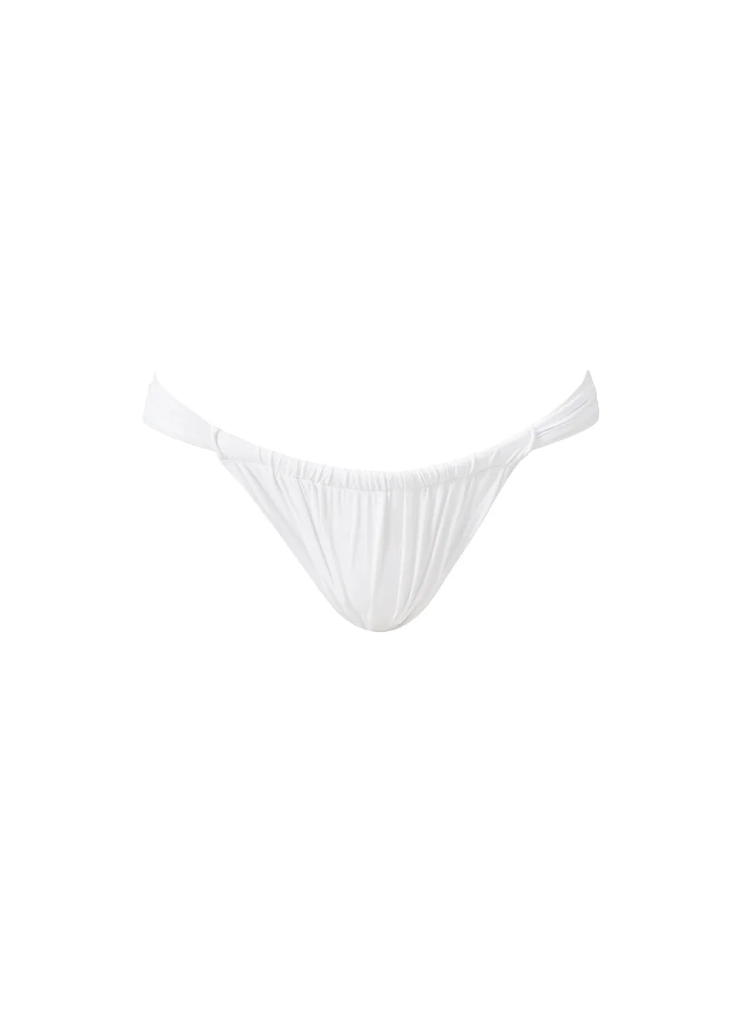Exclusive Corvo White Bikini Bottom sold by Melissa Odabash