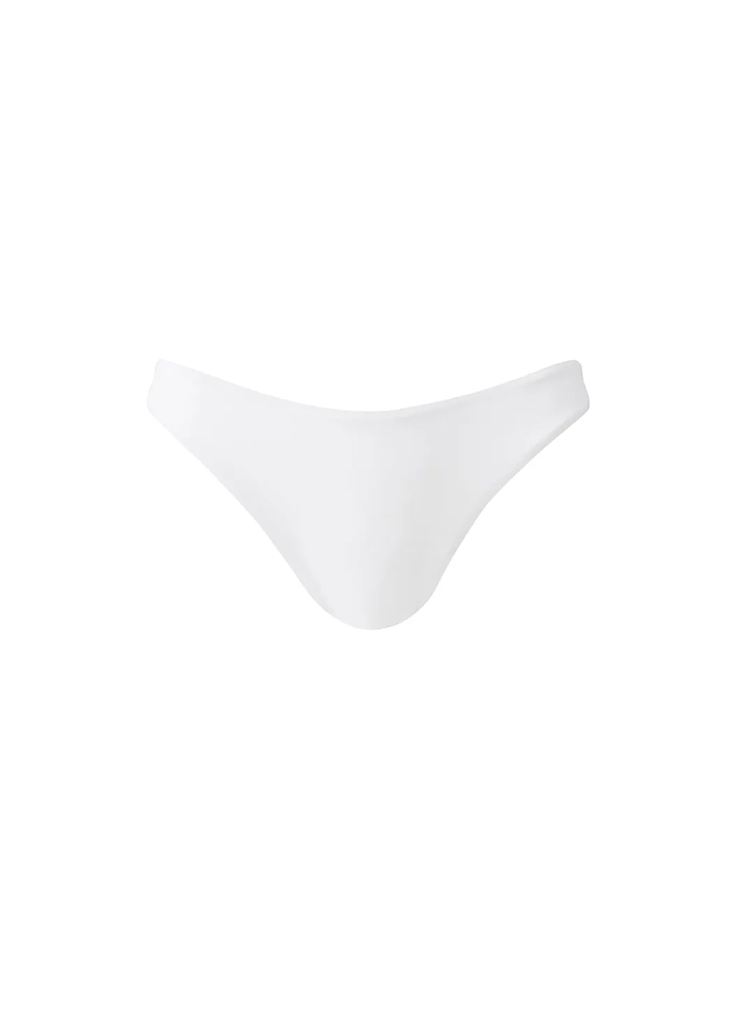 Exclusive Noto White Bikini Bottom sold by Melissa Odabash