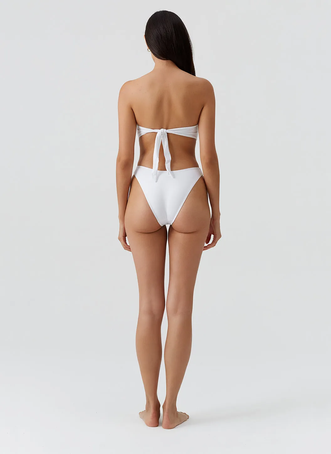 Exclusive Noto White Bikini Bottom sold by Melissa Odabash product image thumbnail 3