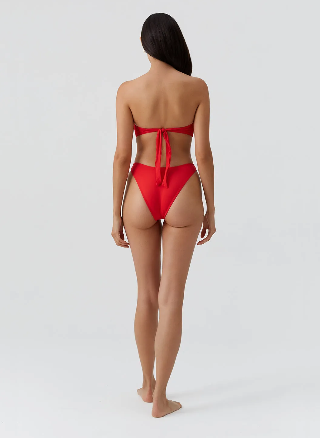 Exclusive Noto Red Bikini Bottom sold by Melissa Odabash product image thumbnail 3