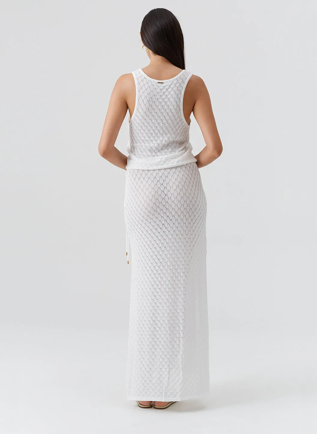 Exclusive Mia Cream Dress sold by Melissa Odabash product image thumbnail 3