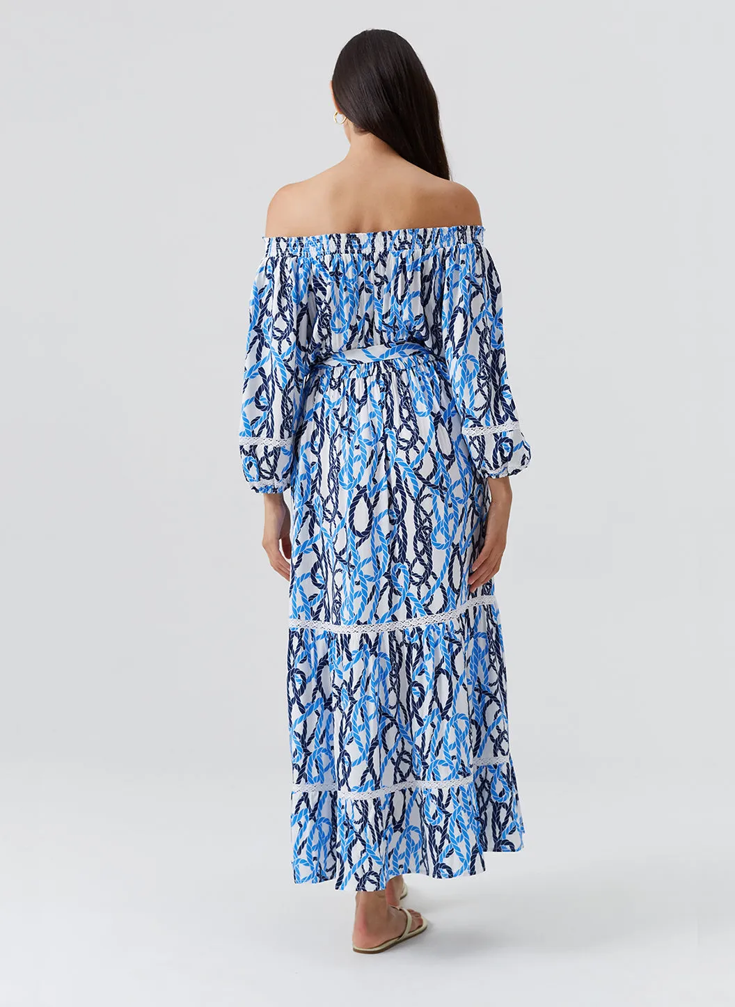 Exclusive Eclipse Nautical Rope Dress sold by Melissa Odabash product image thumbnail 3