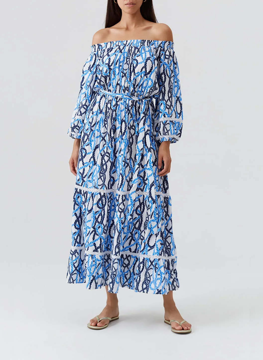 Exclusive Eclipse Nautical Rope Dress sold by Melissa Odabash product image thumbnail 2