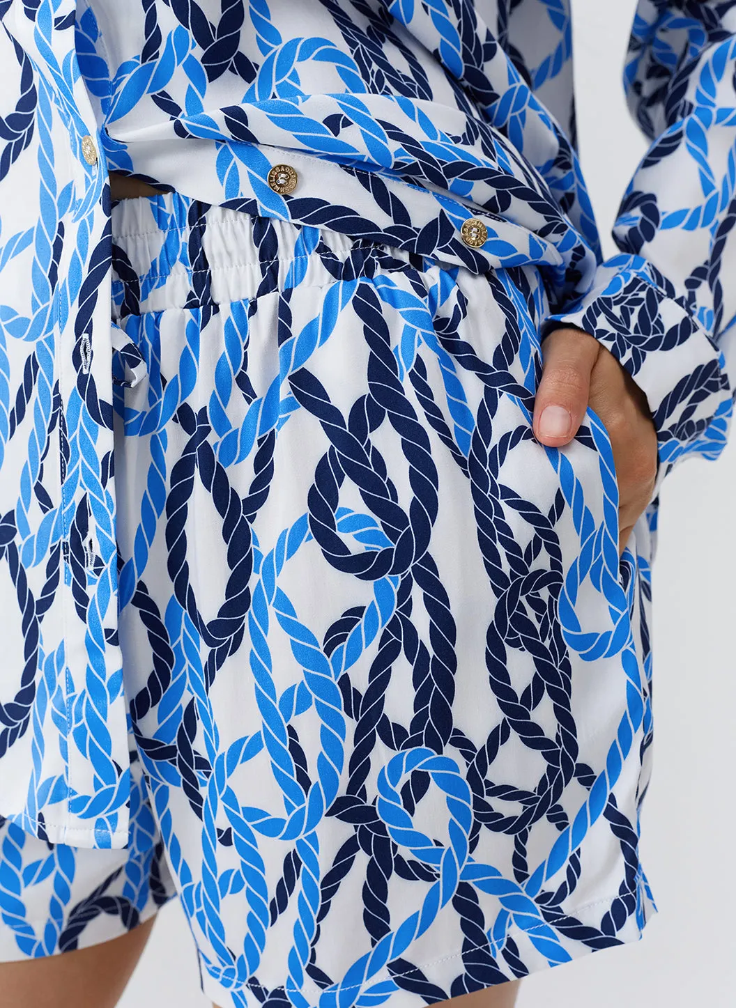 Exclusive Annie Nautical Rope Shorts sold by Melissa Odabash product image thumbnail 5