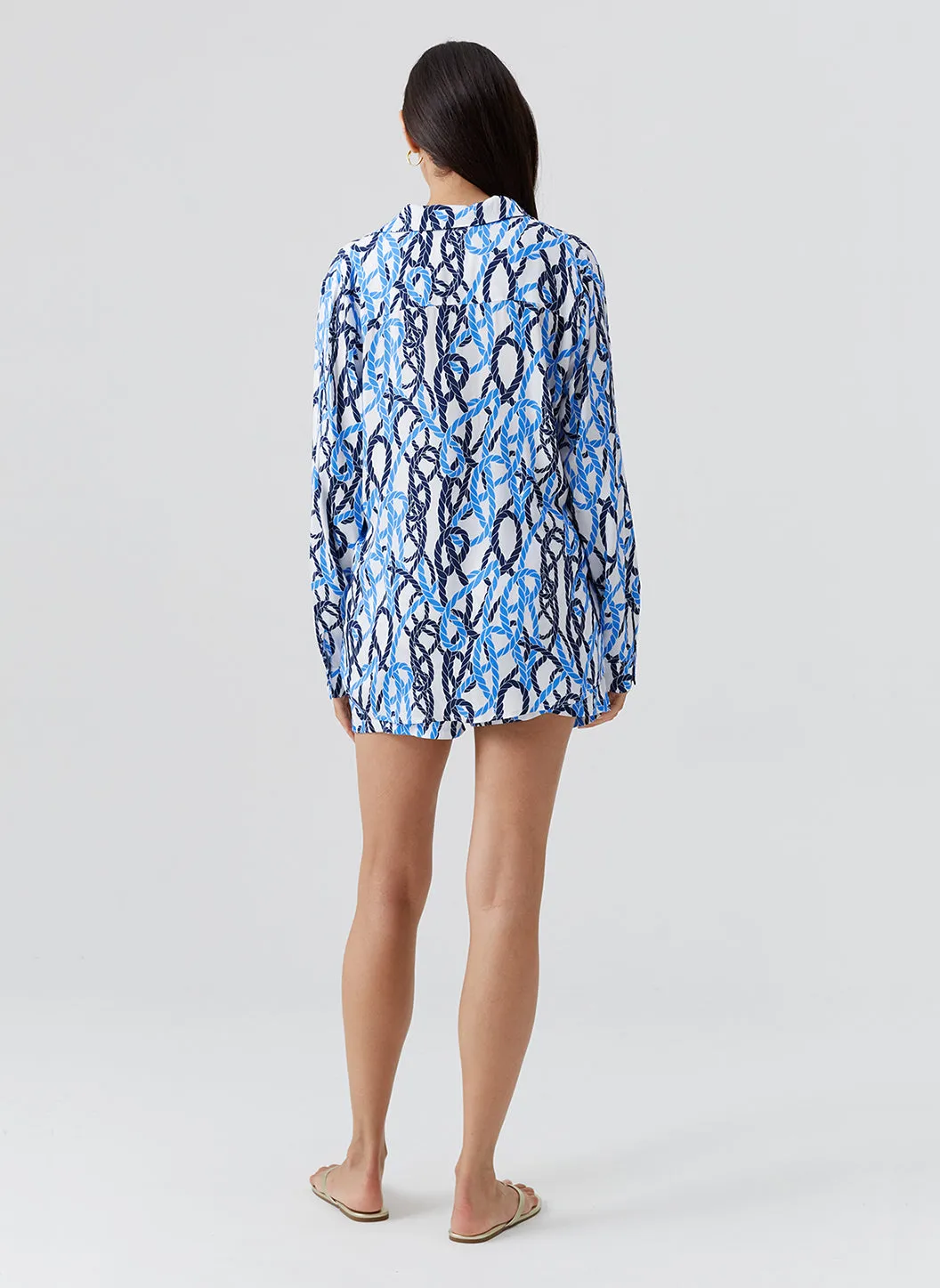 Exclusive Annie Nautical Rope Shorts sold by Melissa Odabash product image thumbnail 3