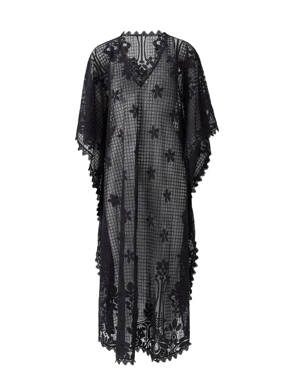 Exclusive Josephine Black Kaftan made by Melissa Odabash