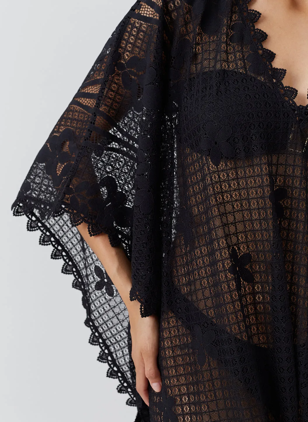 Exclusive Josephine Black Kaftan sold by Melissa Odabash product image thumbnail 5
