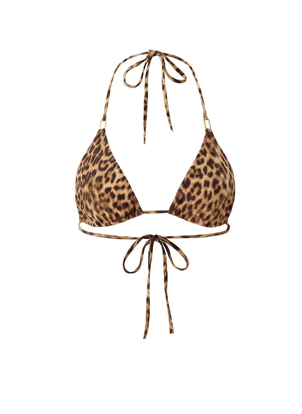 Exclusive Cancun Cheetah Bikini Top sold by Melissa Odabash