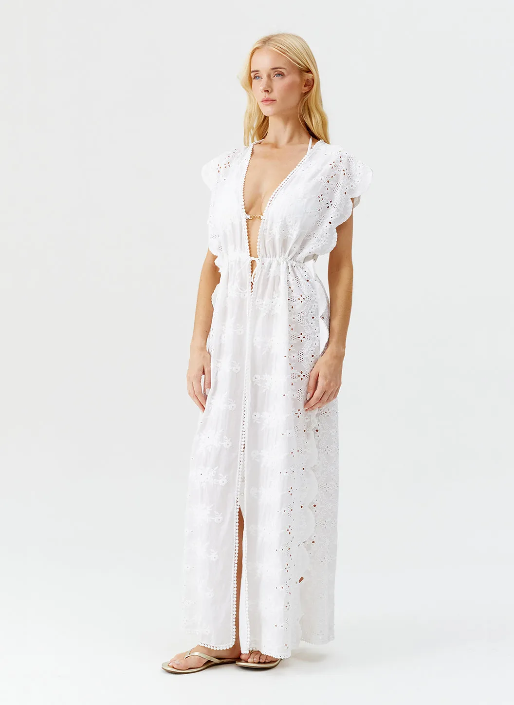 Talitha White Kaftan sold by Melissa Odabash product image thumbnail 5
