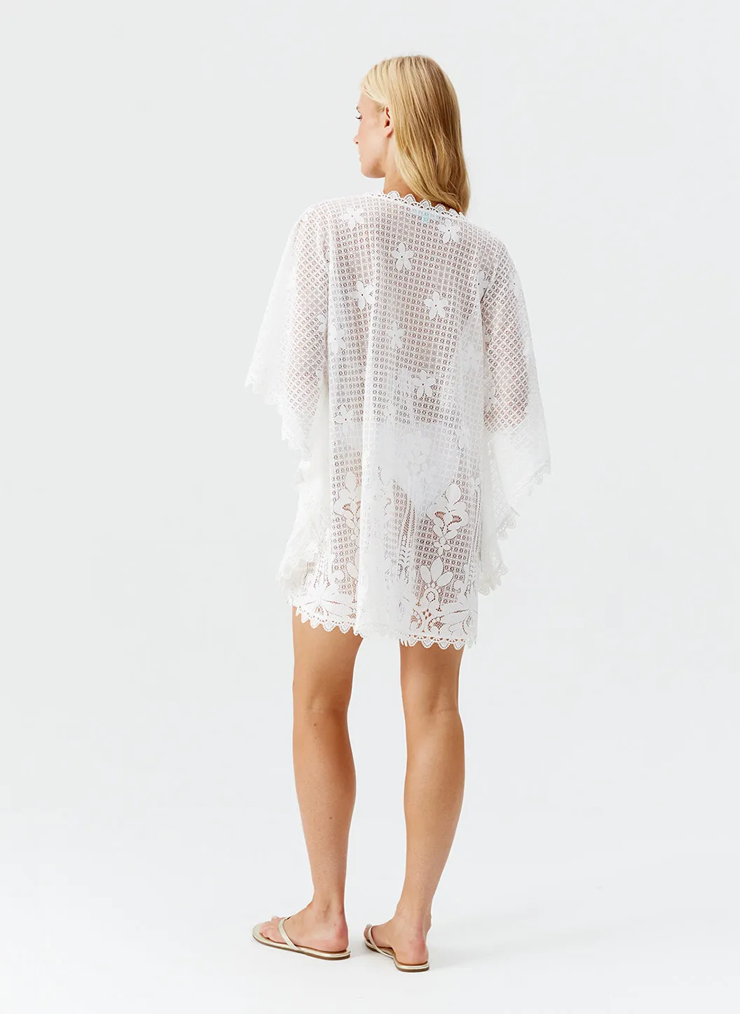 Josie White Kaftan sold by Melissa Odabash product image thumbnail 4