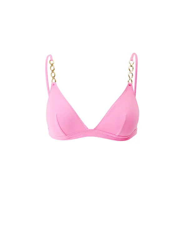 Mexico Pink Bikini Top sold by Melissa Odabash