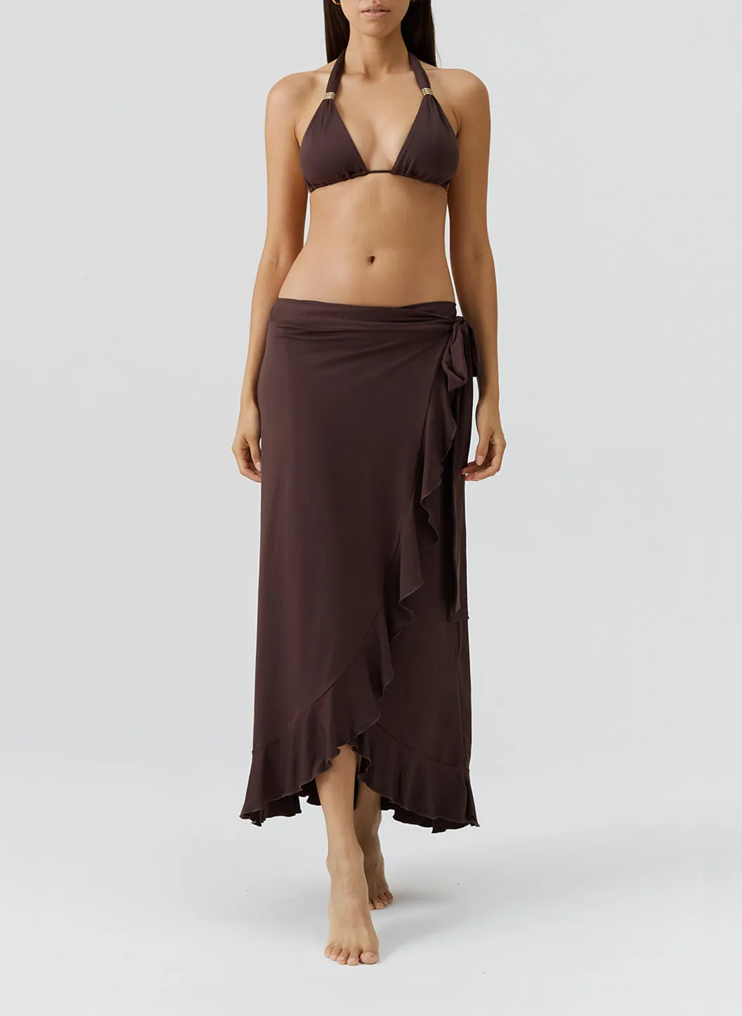 Cassidy Brown Skirt sold by Melissa Odabash product image thumbnail 5