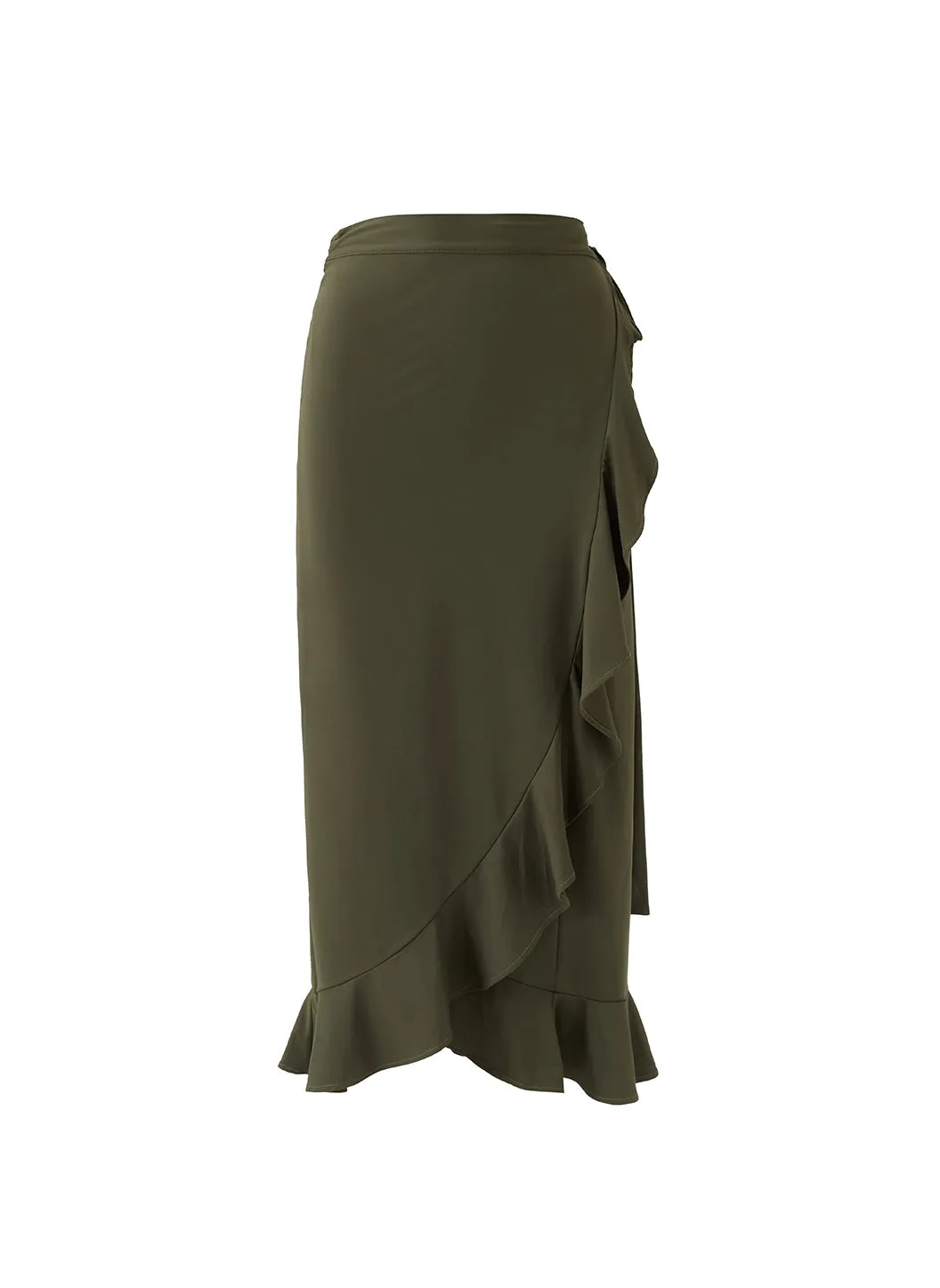 Cassidy Olive Skirt sold by Melissa Odabash