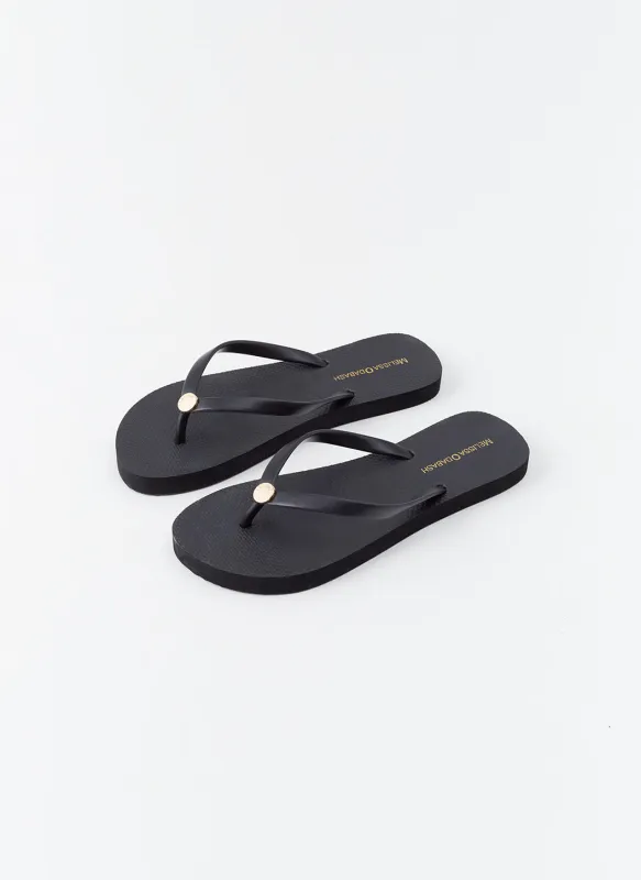Rubber Black Flip Flops sold by Melissa Odabash