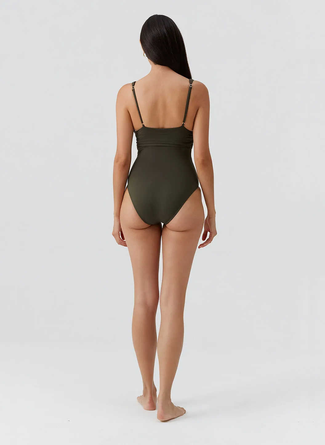 Panarea Olive Swimsuit sold by Melissa Odabash product image thumbnail 4