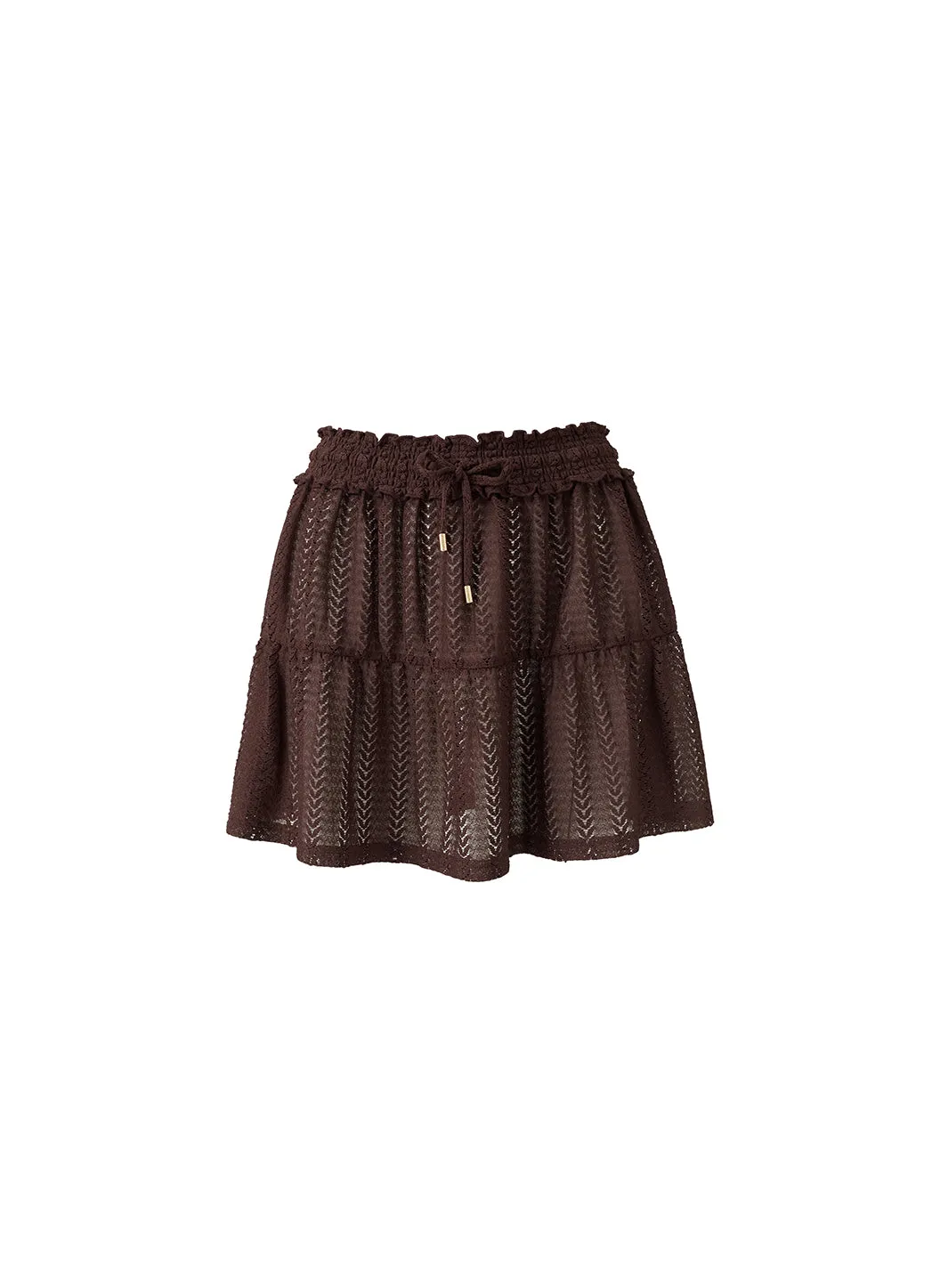 Dune Brown Skirt sold by Melissa Odabash