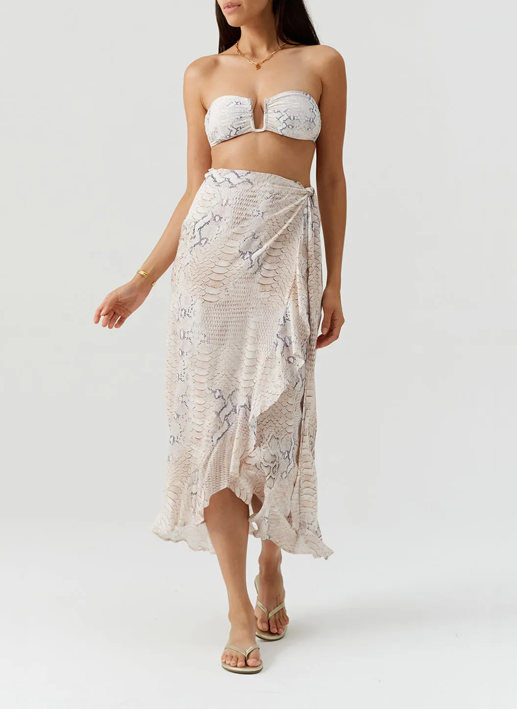 Danni Lizard Skirt sold by Melissa Odabash product image thumbnail 5