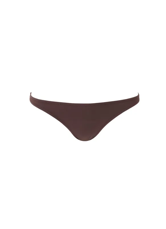 Alba Brown Bikini Bottom sold by Melissa Odabash
