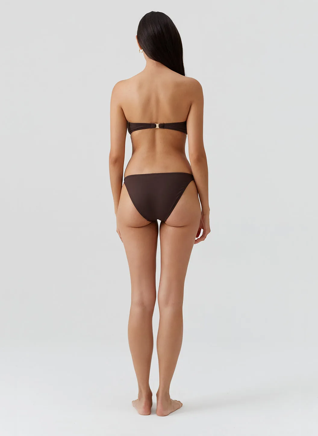 Alba Brown Bikini Bottom sold by Melissa Odabash product image thumbnail 4