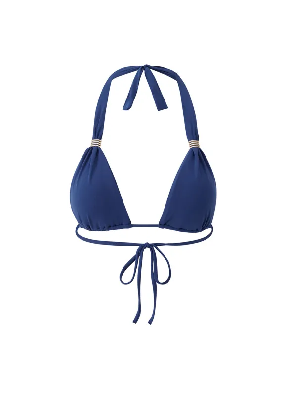 Grenada Marine Bikini Top sold by Melissa Odabash