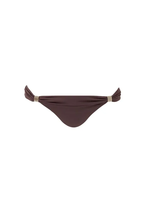 Grenada Brown Bikini Bottom sold by Melissa Odabash