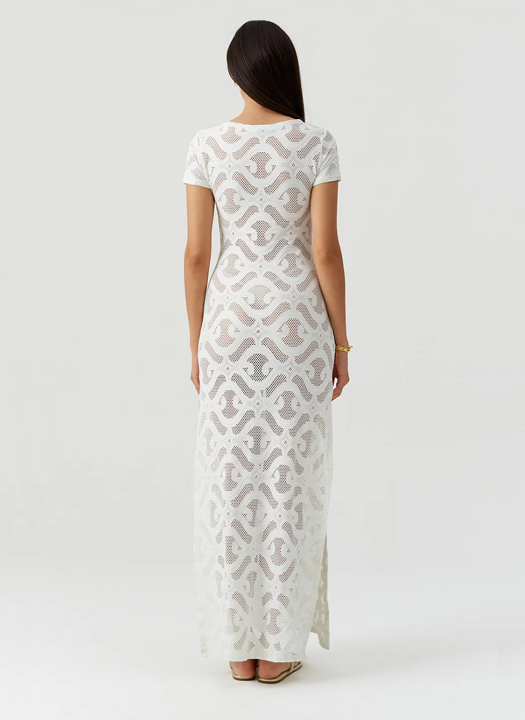 Briony Ivory Dress sold by Melissa Odabash product image thumbnail 5