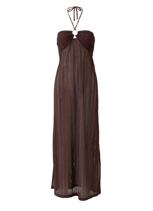 Harriet Brown Dress made by Melissa Odabash