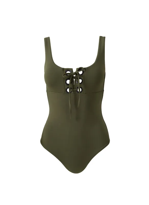 London Olive Swimsuit sold by Melissa Odabash