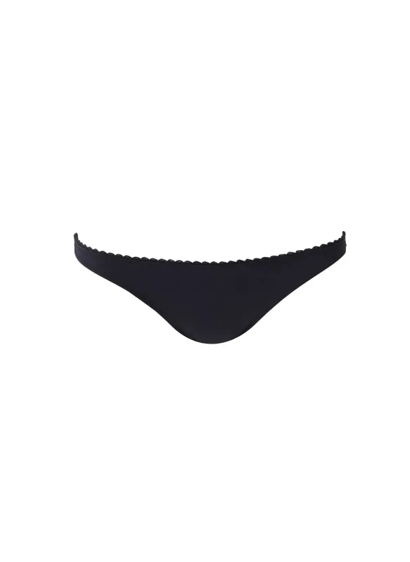 Pompano Black Bikini Bottom made by Melissa Odabash