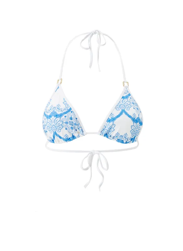 Malta Florian Bikini Top sold by Melissa Odabash