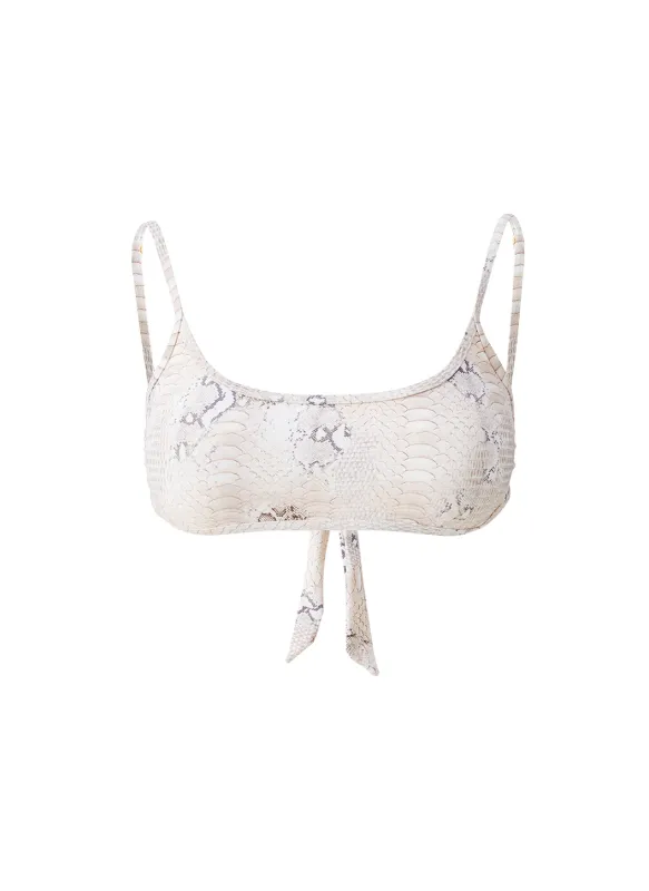 Cassis Lizard Bikini Top sold by Melissa Odabash