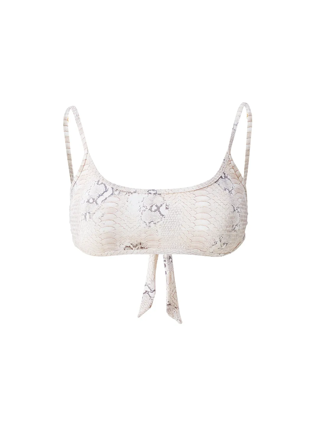 Cassis Lizard Bikini Top sold by Melissa Odabash