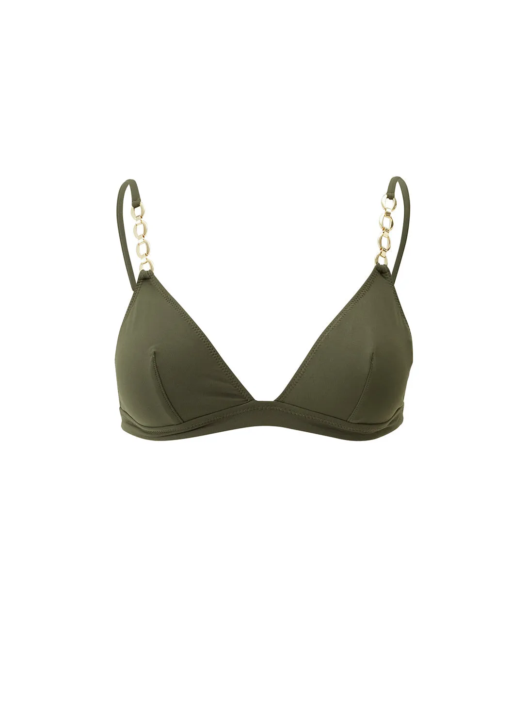 Mexico Olive Bikini Top sold by Melissa Odabash